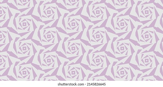 Authentic geometric background with psychedelic lilac spirals. vector illustration