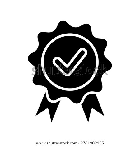 Authentic Glyph Flat Vector Icon