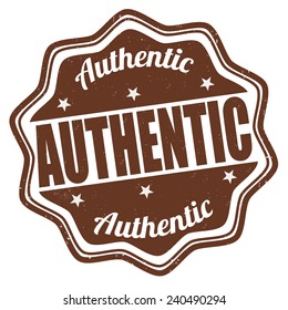 Authentic grunge rubber stamp on white background, vector illustration