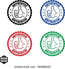 Authentic grunge rubber stamp, vector illustration