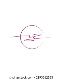 An authentic handcrafted type I vector logo template