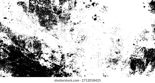 Authentic high resolution black ink splatter on crisp white background Perfect abstract grunge texture for overlays, posters, album art.