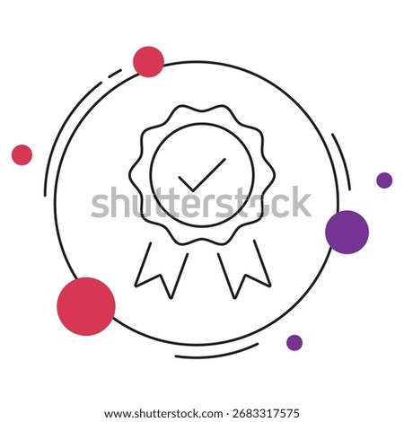 Authentic Icon, The Power of Authenticity, Staying True to Your Values, Building Trust with Authenticity, Living with Genuine Purpose, vector