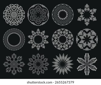 Authentic Indonesian Riau Malay Element Graphics