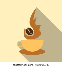 Authentic Italian espresso vintage . Coffee poster for cafe bar or restaurant. Drink vector illustration.