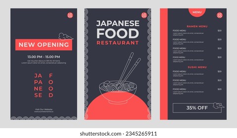 Authentic Japanese ramen story for asian food marketing