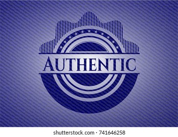Authentic jean background