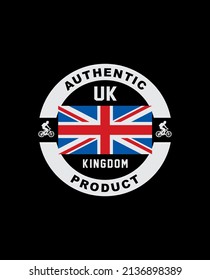 authentic kingdom bicycle vector design 
