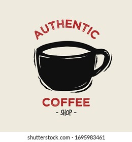 Auténtico logo para una auténtica tienda de café