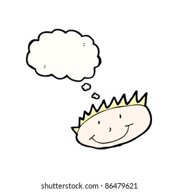 authentic looking child's drawing of a happy boy
