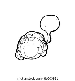 authentic looking child's drawing of a happy mom