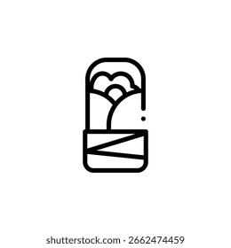 Autêntico design de burrito mexicano perfeito para marca de restaurante e gráficos de entrega de alimentos