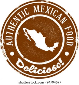 Authentic Mexican Food Graphic