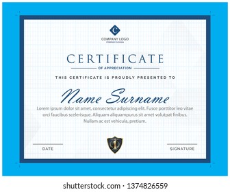 Authentic Modern Certificate