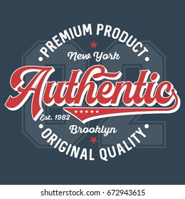 Authentic Premium Product - T-Shirt Design