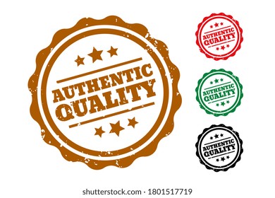 authentic quality rubber stamps set of four