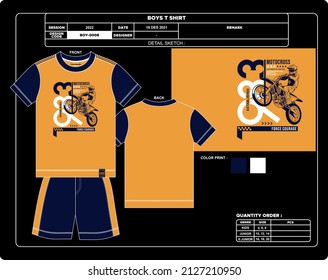 authentic racer, vector motocross 1983 design graphic illustration