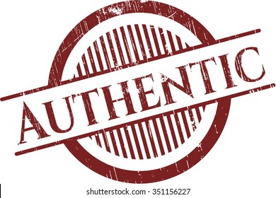 Authentic rubber grunge texture seal