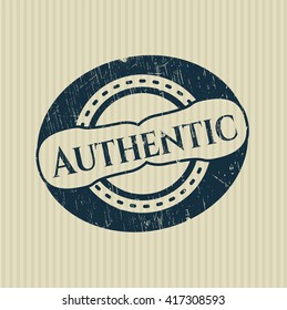 Authentic with rubber seal texture