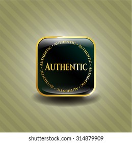 Authentic shiny badge