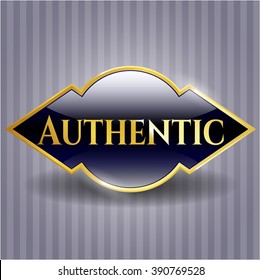 Authentic shiny badge
