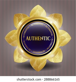 Authentic shiny flower