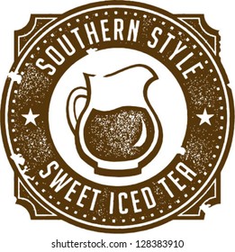 Authentic Southern Sweet Tea Stamp
