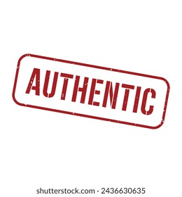 Authentic Stamp, Authentic Grunge Square Sign