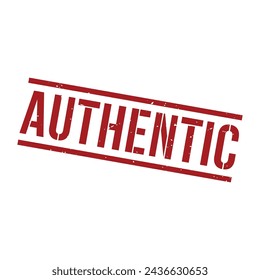 Authentic Stamp, Authentic Grunge Square Sign