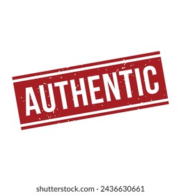 Authentic Stamp, Authentic Grunge Square Sign