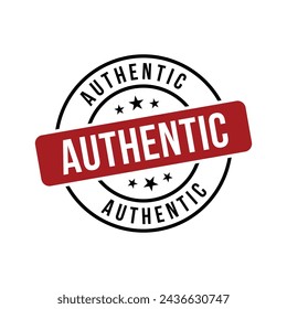 Authentic Stamp, Authentic Grunge Square Sign