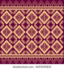 Authentisches Thai Stoffdesign handgefertigt für Projekte
Dekorative thailändische Textilkunst inspiriert von Heritage