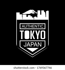 authentic Tokyo,vintage  and typography design in vector illustration.clothing,apparel and other uses.Eps10