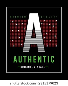 Authentic vector graphic t shirt design with attractive texture 