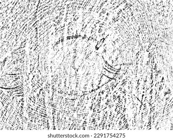 Authentic vector grunge texture of sawn wood with natural cracks and concentric circles. Monochrome organic background for vintage, rustic, and abstract designs. Use as a texture overlay template 
