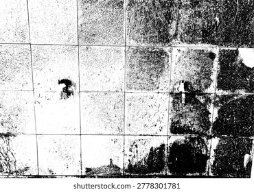 Authentic vector illustration of two water faucets on a natural stone wall. High contrast grunge texture, perfect for industrial, rustic, and minimalist graphic design themes.