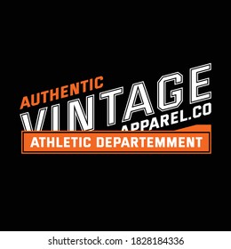 authentic vintage apparel co athletic departement