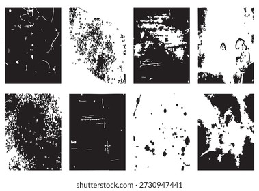 Texturas de papel vintage autênticas e ruído de grão de filme escuro. Ideal para criar estética retro temperamental, posters de estilo antigo e sobreposições de fotos grunge com caráter analógico realista.