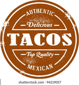 Authentic Vintage Style Taco Stamp