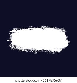 Authentic white chalk stroke vector with rough texture on dark blue. Perfect for school themes, chalkboard designs, and hand-drawn projects. Grainy, natural scribble effect.