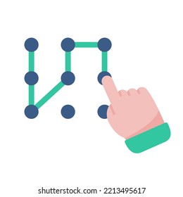 Authentication by scanning fingerprints to access data