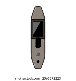 authentication facial recognition lock cartoon. privacy technology, access innovation, identification smartphone authentication facial recognition lock sign. isolated symbol vector illustration