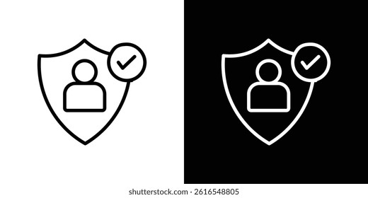 Authentication icon icons and symbol set. trendy illustration