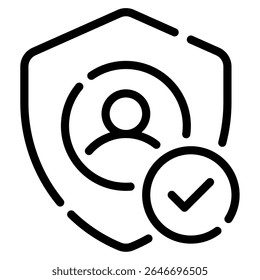 Icono de autenticación, para Web, App, infografía, etc