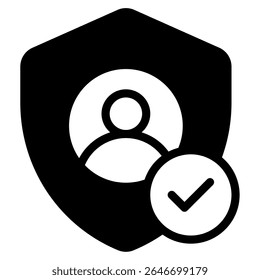 Authentication icon, for web, app, infographic, etc