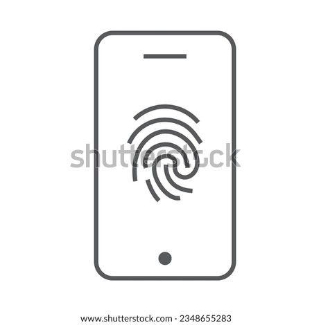 Authentication mechanisms icon vector design