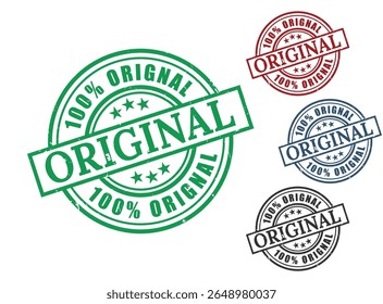 Autenticidade garantida conteúdo original selos Elementos de design
