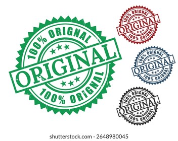 Autenticidade garantida original carimbo gráfico