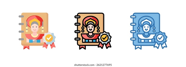 Elemento de icono de autenticidad para el diseño