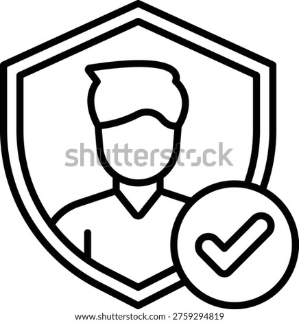 Authenticity vector icon. Can be used for printing, mobile and web applications.